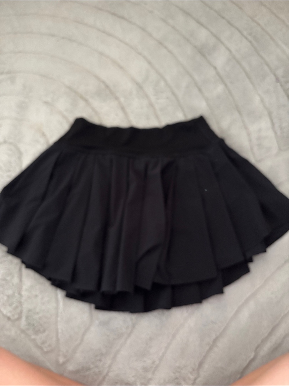 aerie Black Circle Skater Skirt